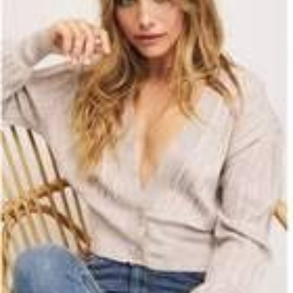 Cinched Waisted Button Cardigan (XS) - Picture 3 of 3